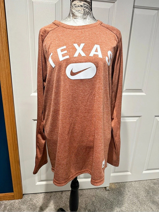 Nike Tops - Nike Texas Longhorns Therma-FIT Long Sleeve Tee Orange